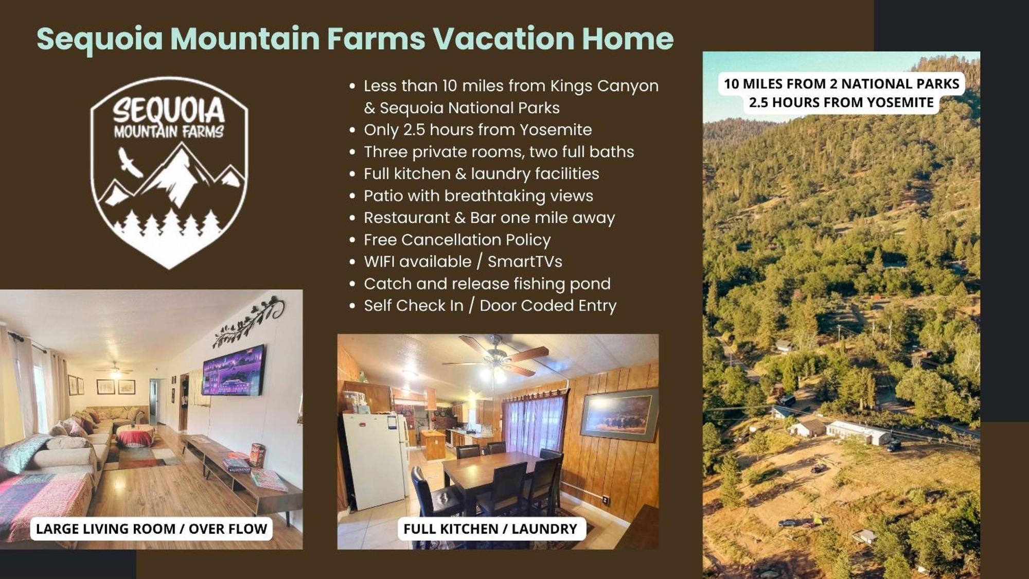 Campground At Sequoia Mountain Farms - Bring Your Own Tent Or Rv - No Bedrooms Or Beds Provided Miramonte Eksteriør bilde